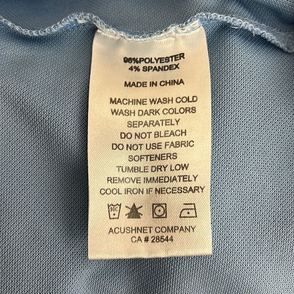 FootJoy FJ Solid Performance Golf Jersey Polo Medium - Picture 9 of 9